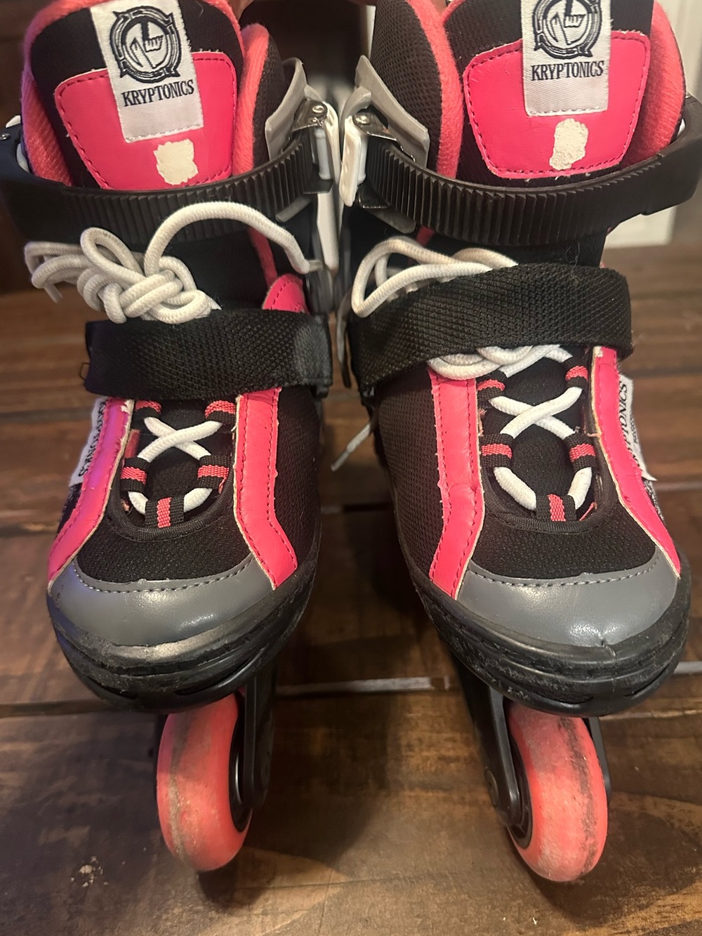 Kids Inline Skates - Pink & Black